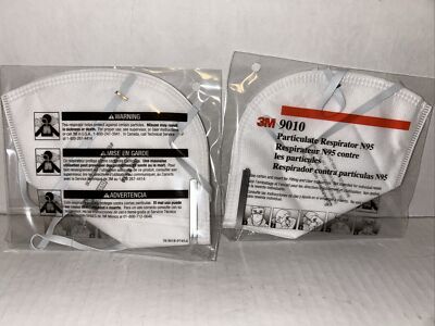 3M 9010 N95 Particulate Respirator Dust Mask - 50 Pieces for sale