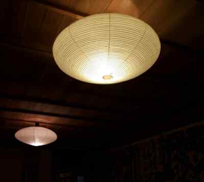 Isamu Noguchi AKARI 21A Japanese lantern Lamp Shade wire 66cm×29cm