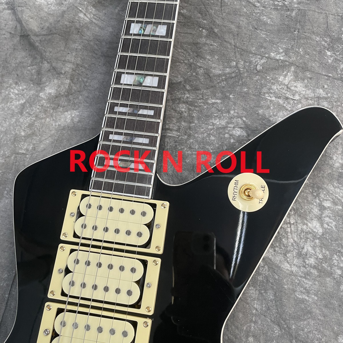 Destroyer II DT-555 Black Phil Collen Electric Guitar Floyd Rose