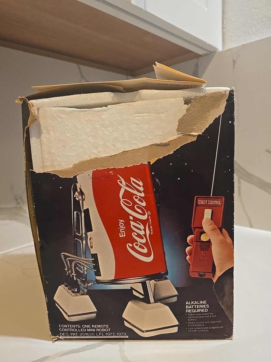 1970's Coca-Cola COBOT R2-D2 Can Robot Toy (Remote Control) | eBay