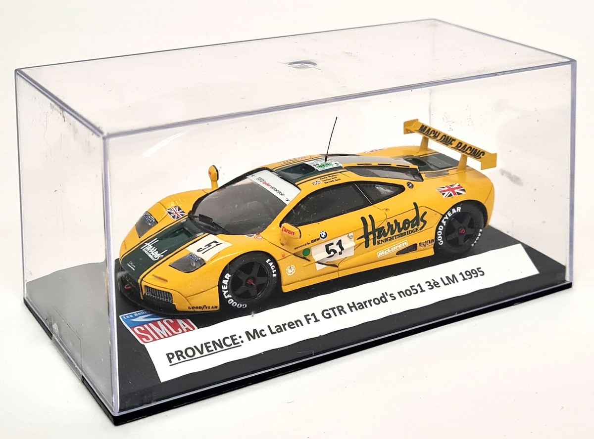 Provence 1/43 - McLaren F1 GTR Harrods #51 3e Le Mans 1995 Built