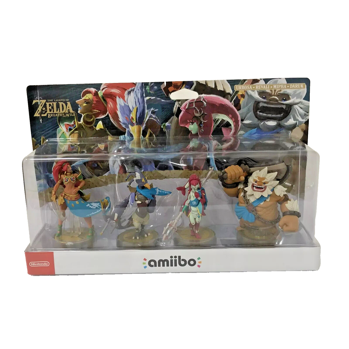 The Legend of Zelda Breath of the Wild - Champions Amiibo 4-Pack