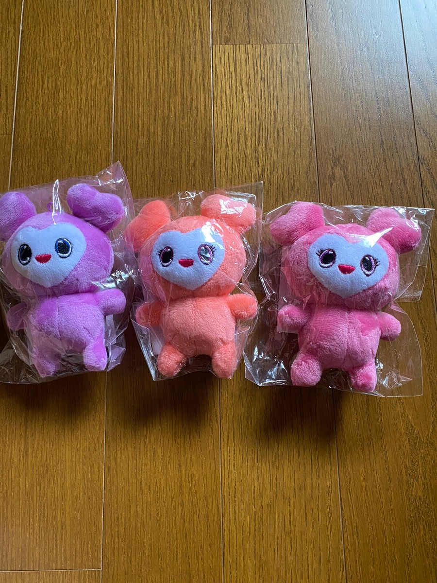 TWICE OFFICIAL Lovely Plush Mascot Doll Bag Charm Sana Peach