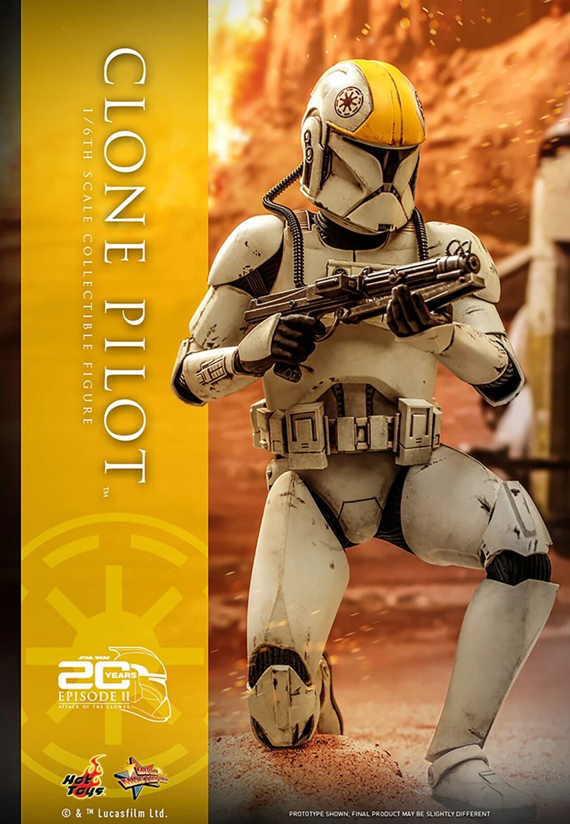 1/6 Star Wars AOTC Clone Pilot Figure Hot Toys MMS648 911037