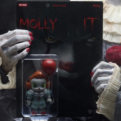 POP MART x Molly IT clown mini figure Exclusive NEW blisterpack