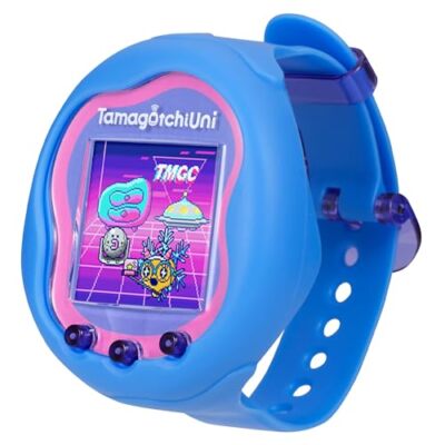 BANDAI Tamagotchi Uni Blue Wifi Tamaverse Handheld Game Battery