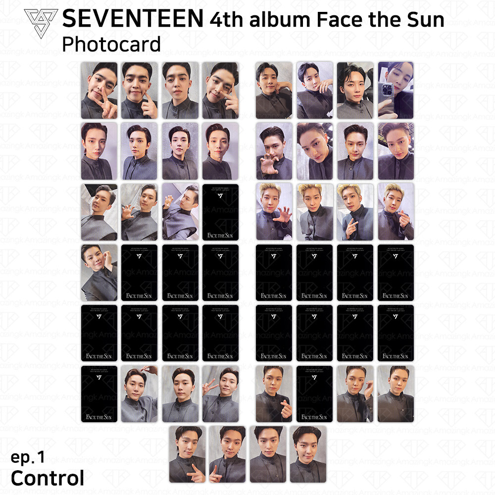 SEVENTEEN 4th Album Face the Sun Official Photocard ep.1 Control