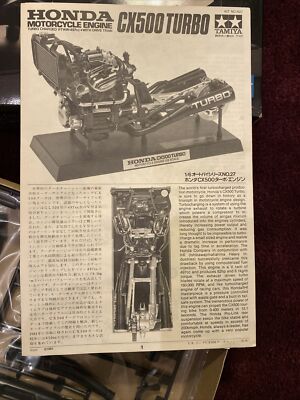 Tamiya 1/6 Honda CX500 Turbo Motorcycle Engine Kit New | eBay