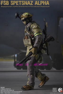 New Easy&Simple Es26050r 1/6 Russia Fsb Spetsnaz Alpha Action