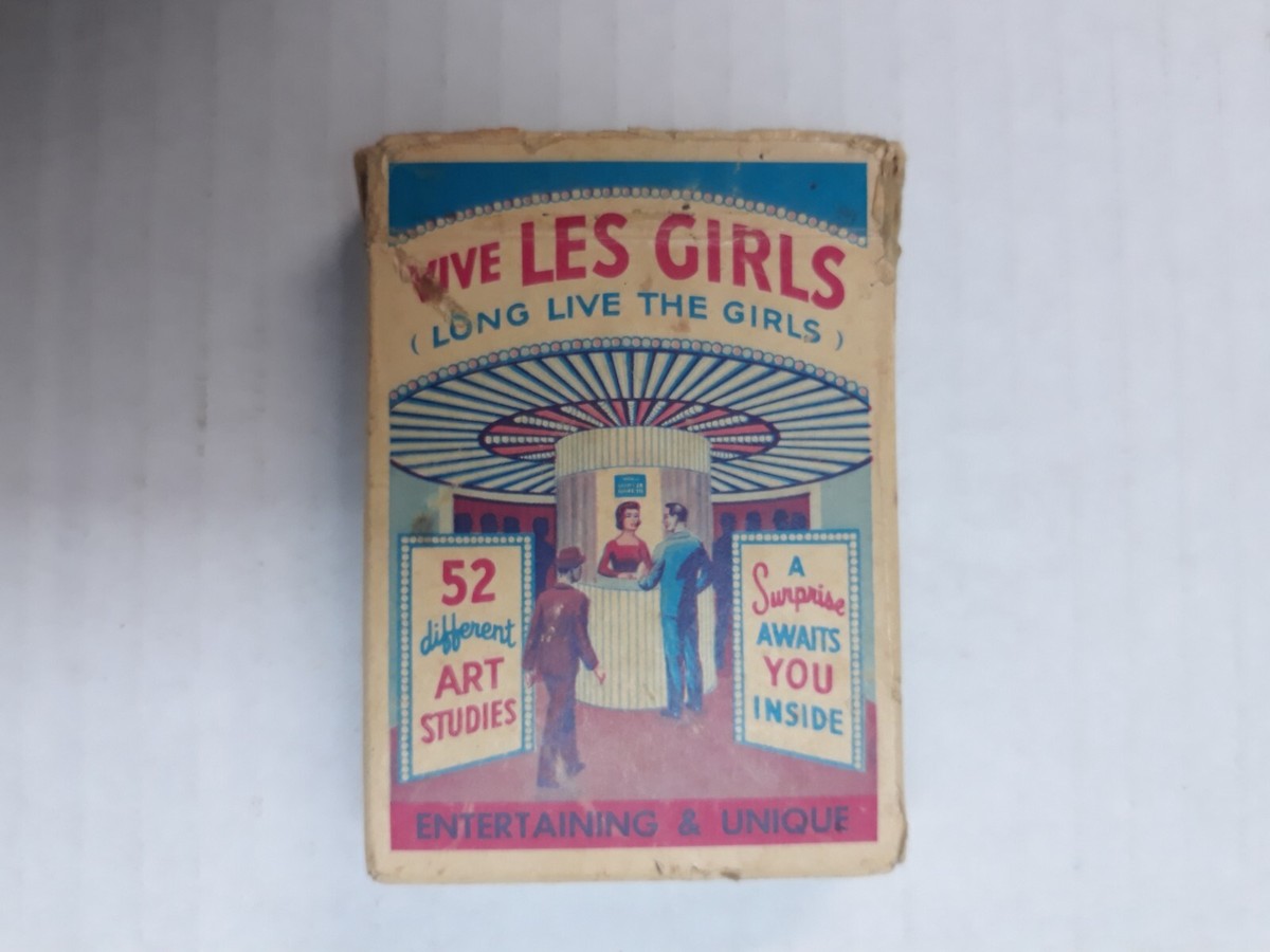 VIVE LES GIRLS PLAYING CARDS FREDERIC ENTERPRISES ST. LOUIS MO