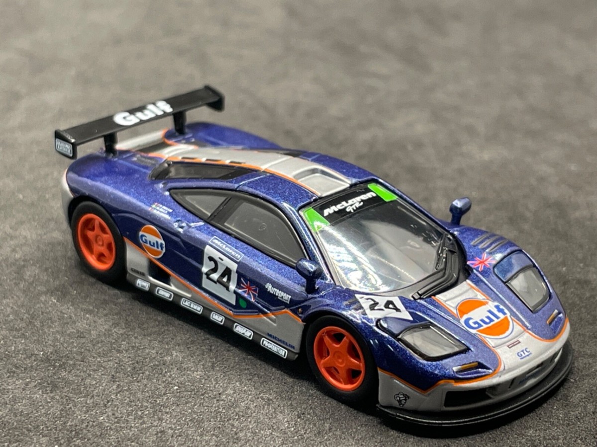 Kyosho 1/64 Mclaren F1 GTR collection No.24 Gulf Racing LM 1995