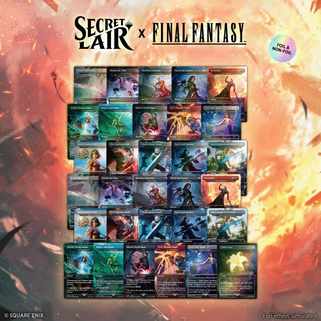 MTG Secret Lair Weapons 日本語 Non-Foil5枚 Secret Lair x FINAL