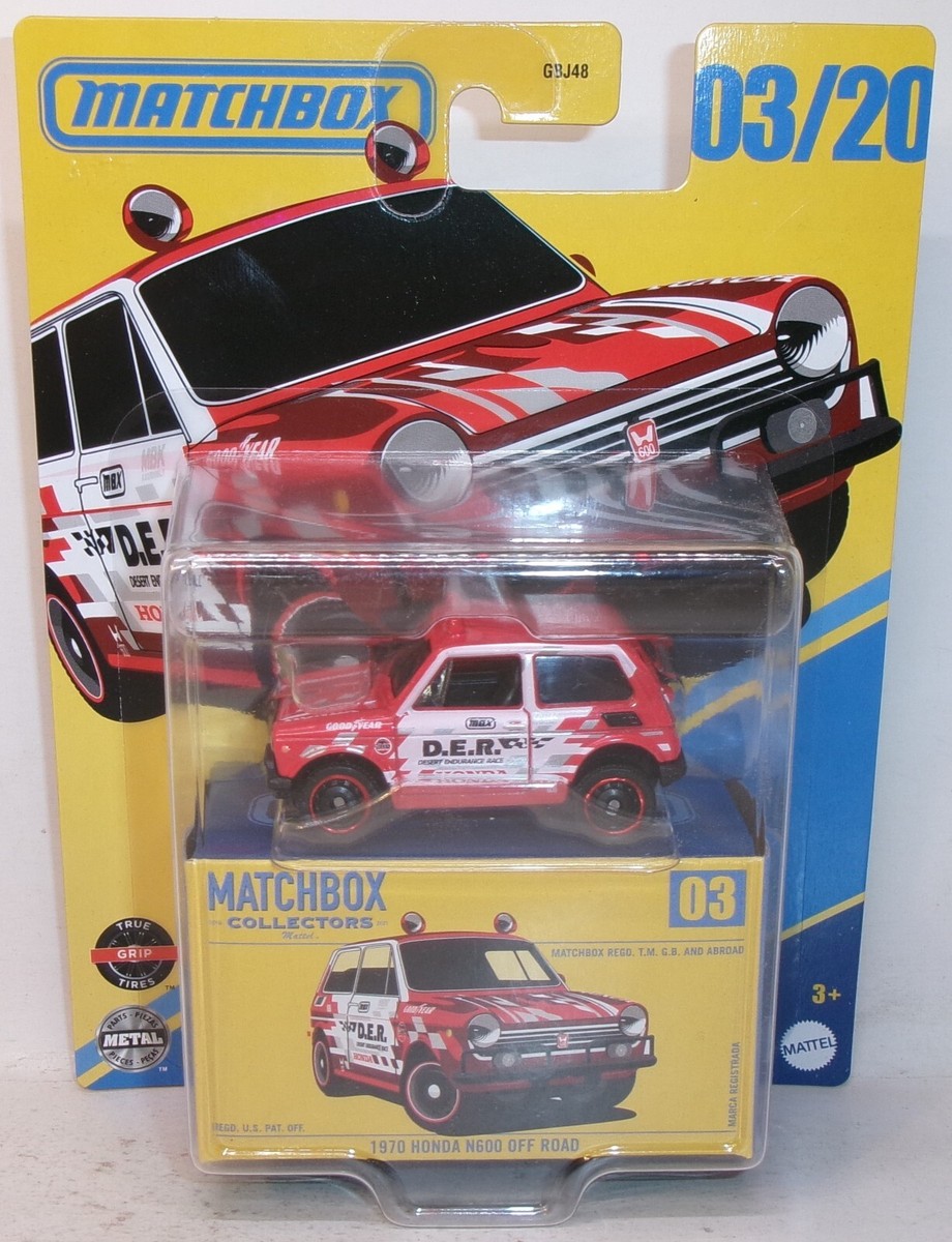 2025 MATCHBOX 1:64 MBX COLLECTORS 03/20 RED 1970 HONDA N600 OFF