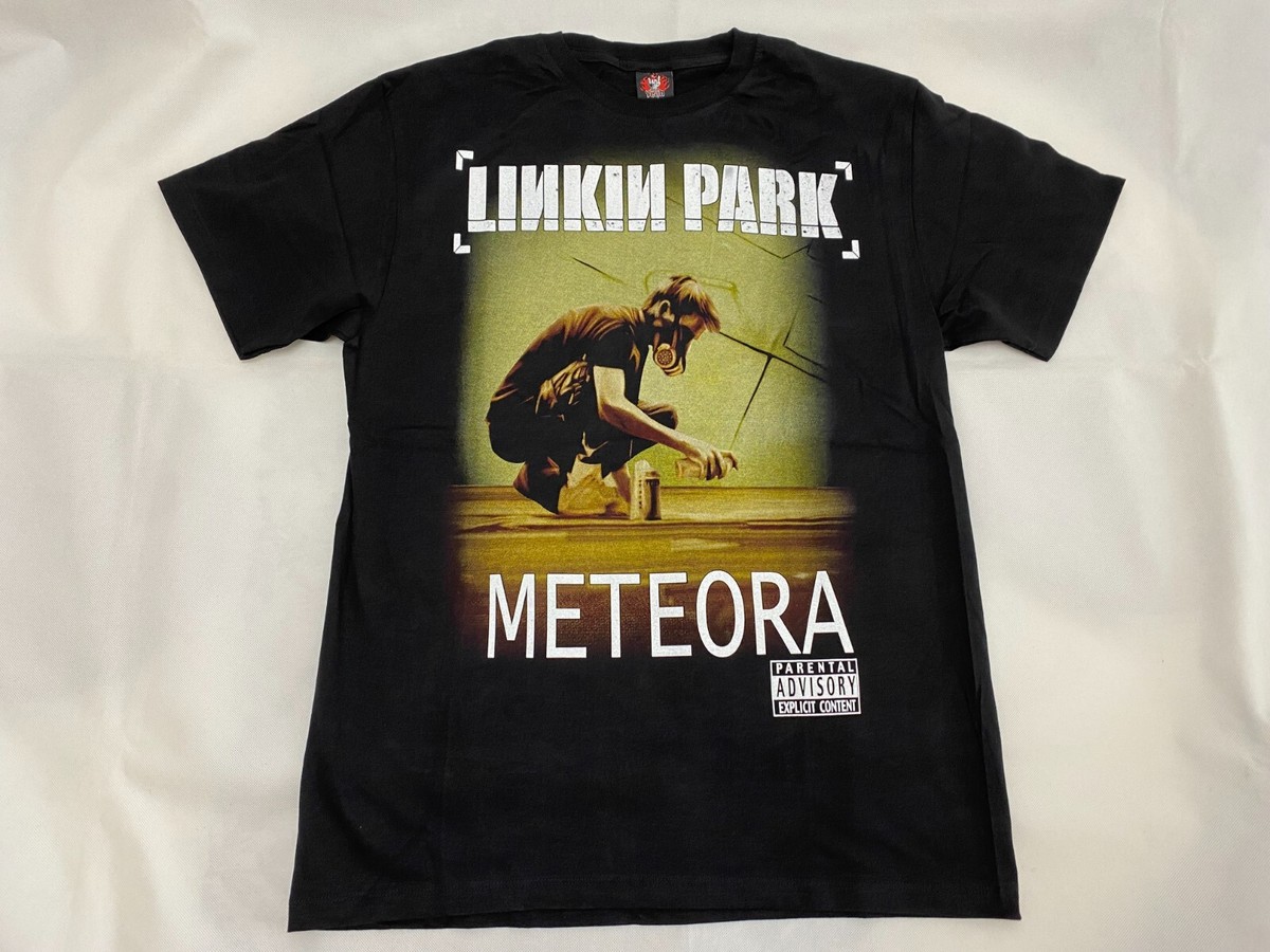 Vintage Style Linkin Park Meteora Album Graphic Rock Band T-shirt