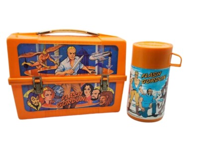 Vintage 1979 Aladdin Flash Gordon Lunch Box Lunchbox With Thermos