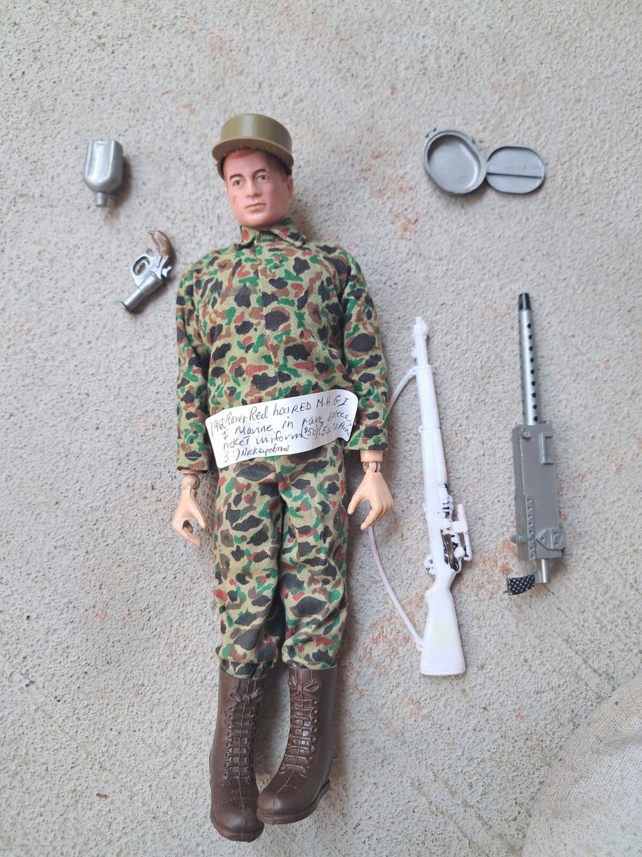 Vintage Original 1960s 1964 Hasbro GI Joe Action Marine Figure