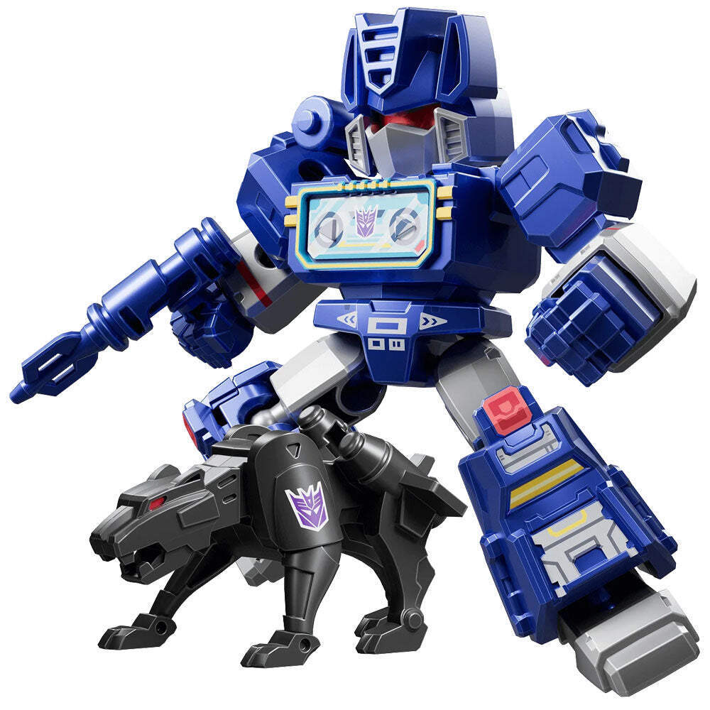 Blokees Transformers 03 Heavy Metal War Soundwave Ravage Metallic