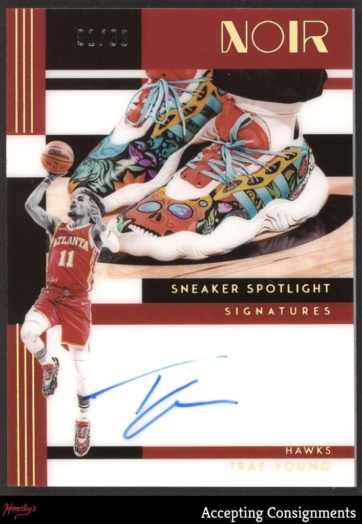TRAE YOUNG トレイ ヤング 55/99 NOIR panini sneaker spotlight auto
