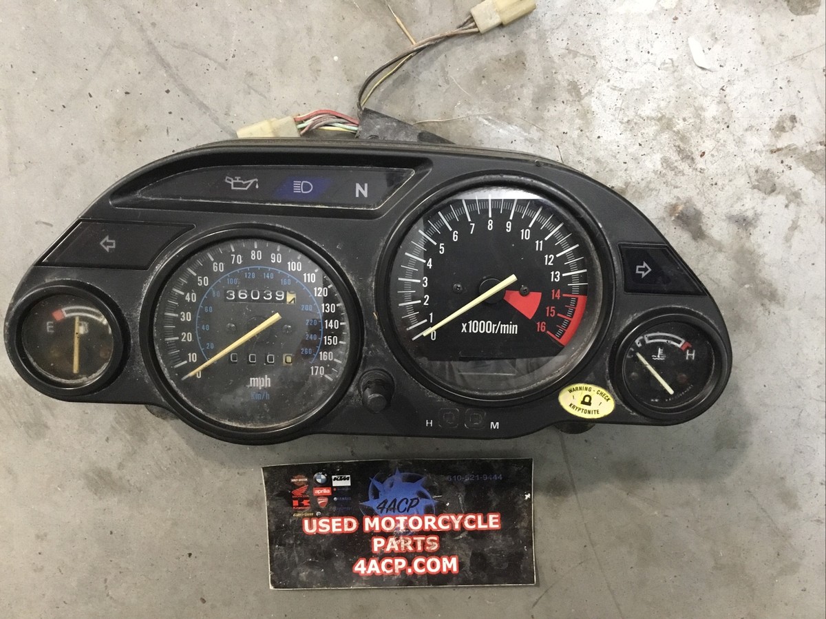 95-97 KAWASAKI ZX6 CLUSTER GAUGES SPEEDOMETER TACHOMETER 25030