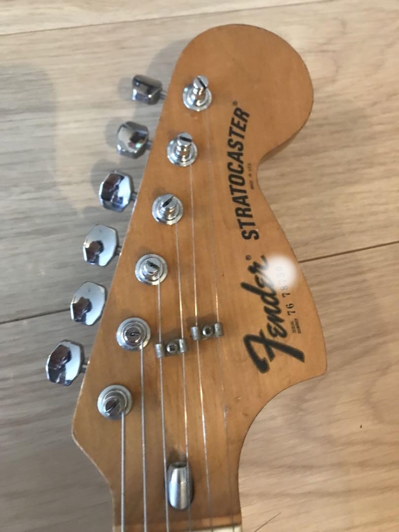 Electric Guitar Fender Stratocaster 1976 Natural Made in USA