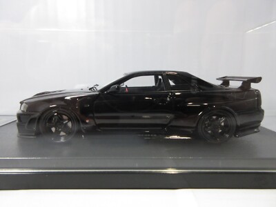 1:43 HPI-MIRAGE NISSAN Nismo R34 Skyline GT-R Z-tune Black Die