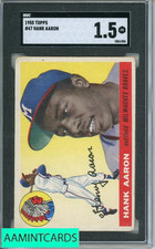 1955 Topps - Hank Aaron #47 for sale online | eBay