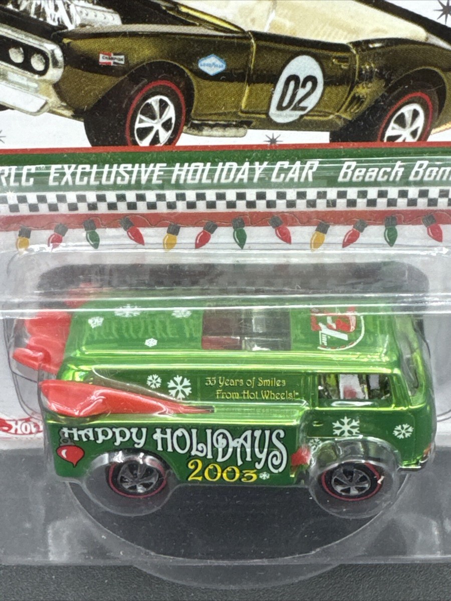 2003 RLC EXCLUSIVE HOLIDAY CAR GREEN BEACH BOMB TOO Redline Club