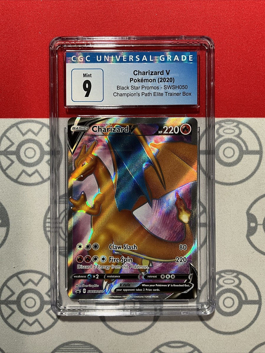 CGC 9 MINT Charizard V SWSH050 Black Star Promo Pokemon TCG Card
