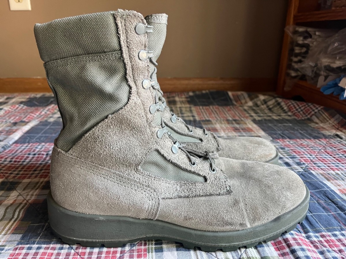 Wellco Air Force TW Boots Mens Size 11R Combat Military Green