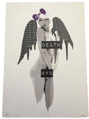 DEATH NYC ltd ed signed street art print 45x32cm | eBay