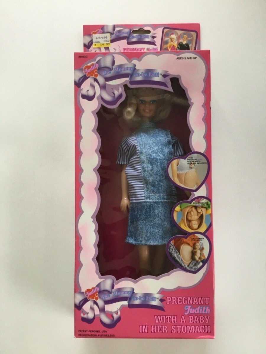 Pregnant Judy Doll with a Baby In Her Stomach 1991 Sealed China