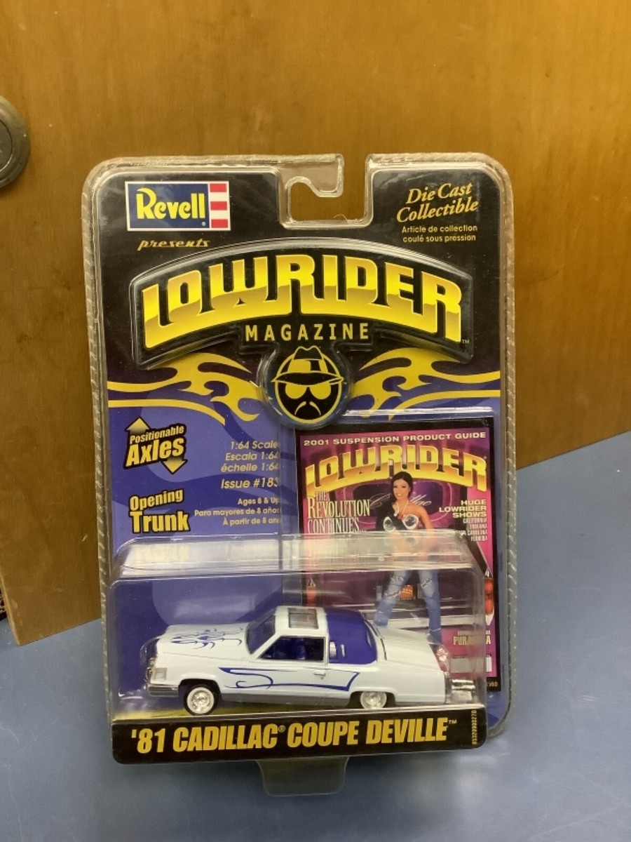 1981 Cadillac Coupe Deville 1:64 Revell Lowrider Magazine #183
