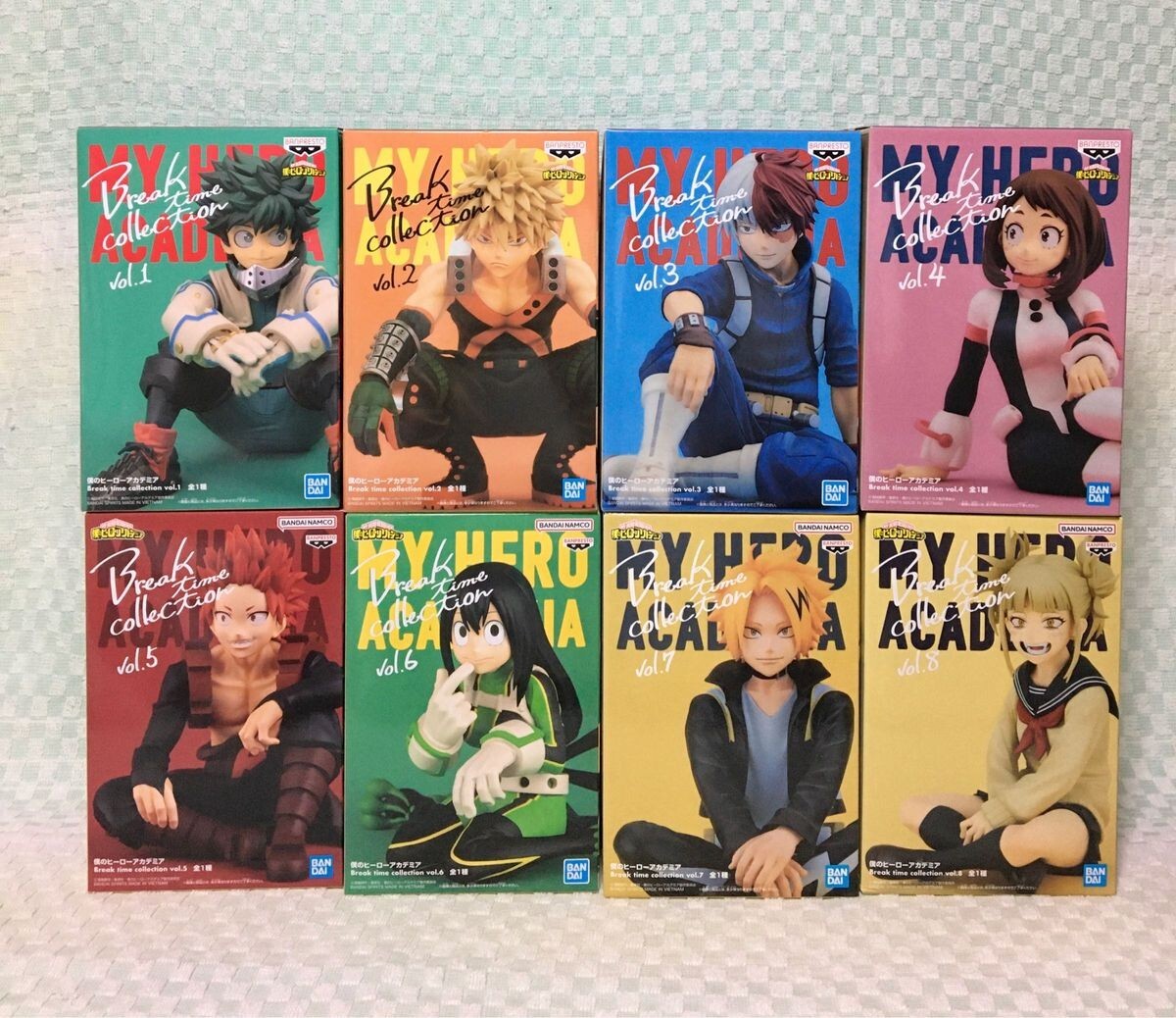 My Hero Academia Figure Break Time Collection set of 8 | eBay
