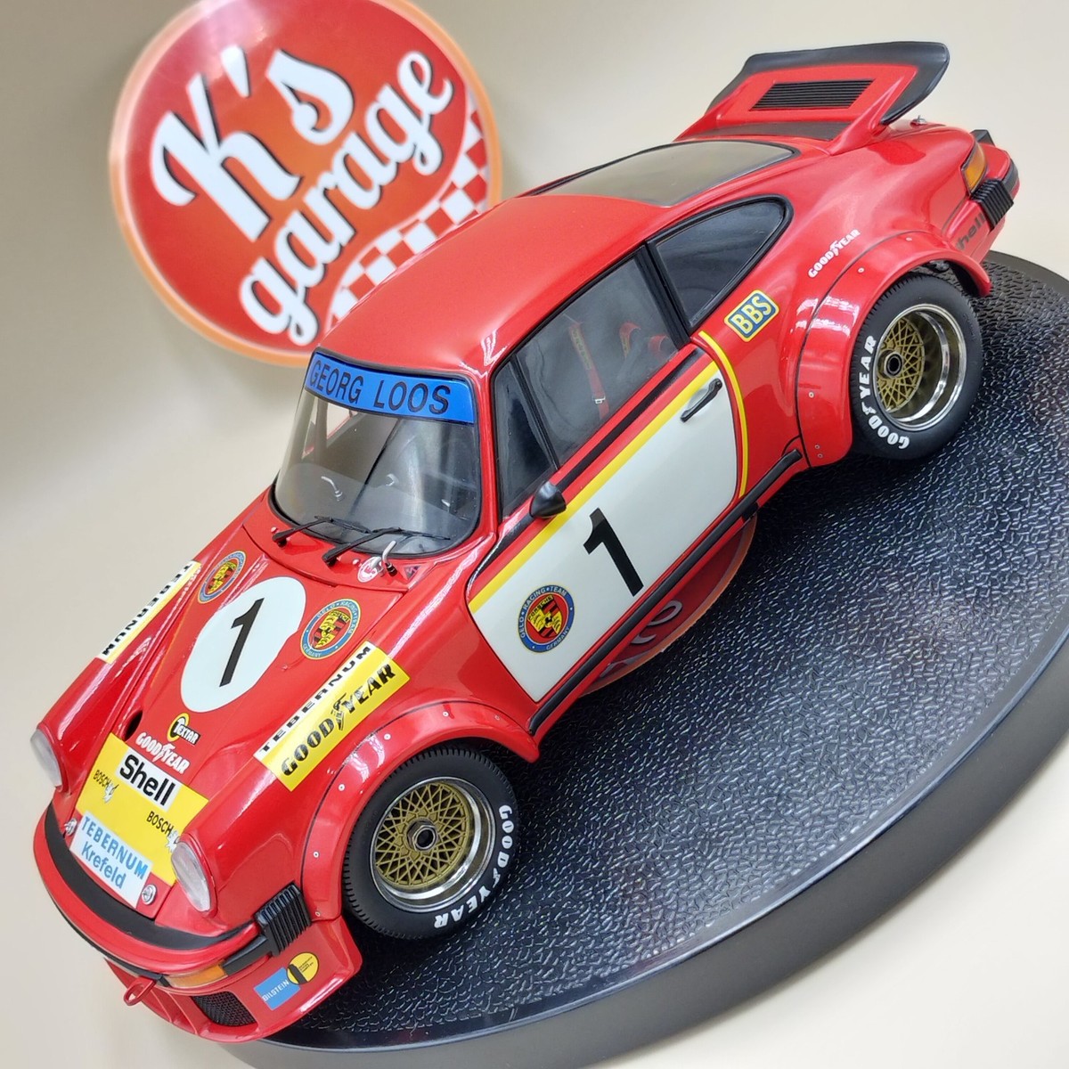 Exoto 1/18 Porsche 934 RSR Red #1 GT Champion 1976 Toine Hezemans