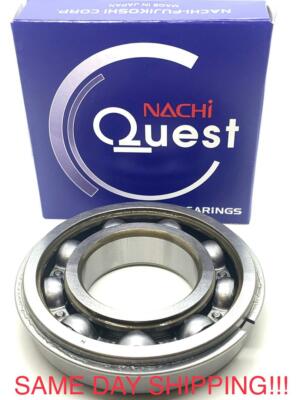 6208 ZE NR Nachi Open ONE SIDE Bearing C3 Snap Ring Japan 40x80x18