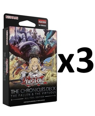 Yugioh The Chronicles Deck: The Fallen & The Virtuous All-Foil 3
