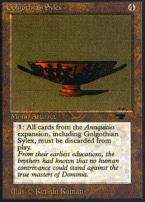 Golgothian Sylex PL/MP, English MTG Antiquities | eBay