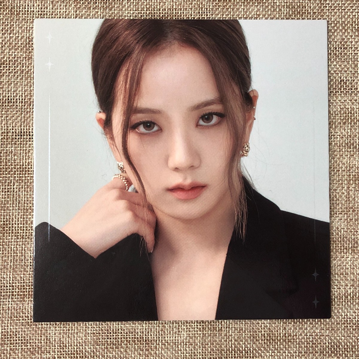 BLACKPINK JISOO [ THE ALBUM ] Official Postcard, Ver. 1 / New
