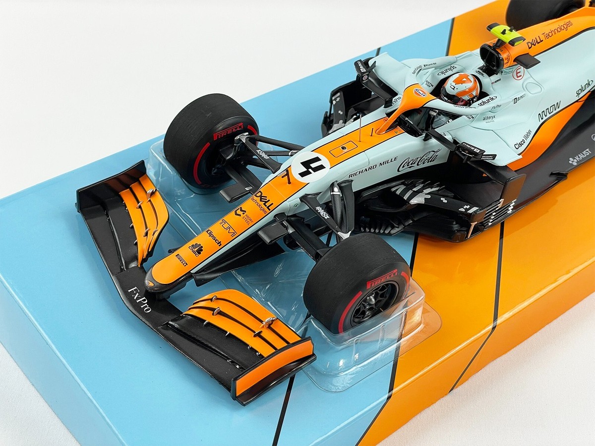 Mclaren F1 MCL35M #4 Lando Norris Monaco GP 2021 3rd Gulf Livery 1