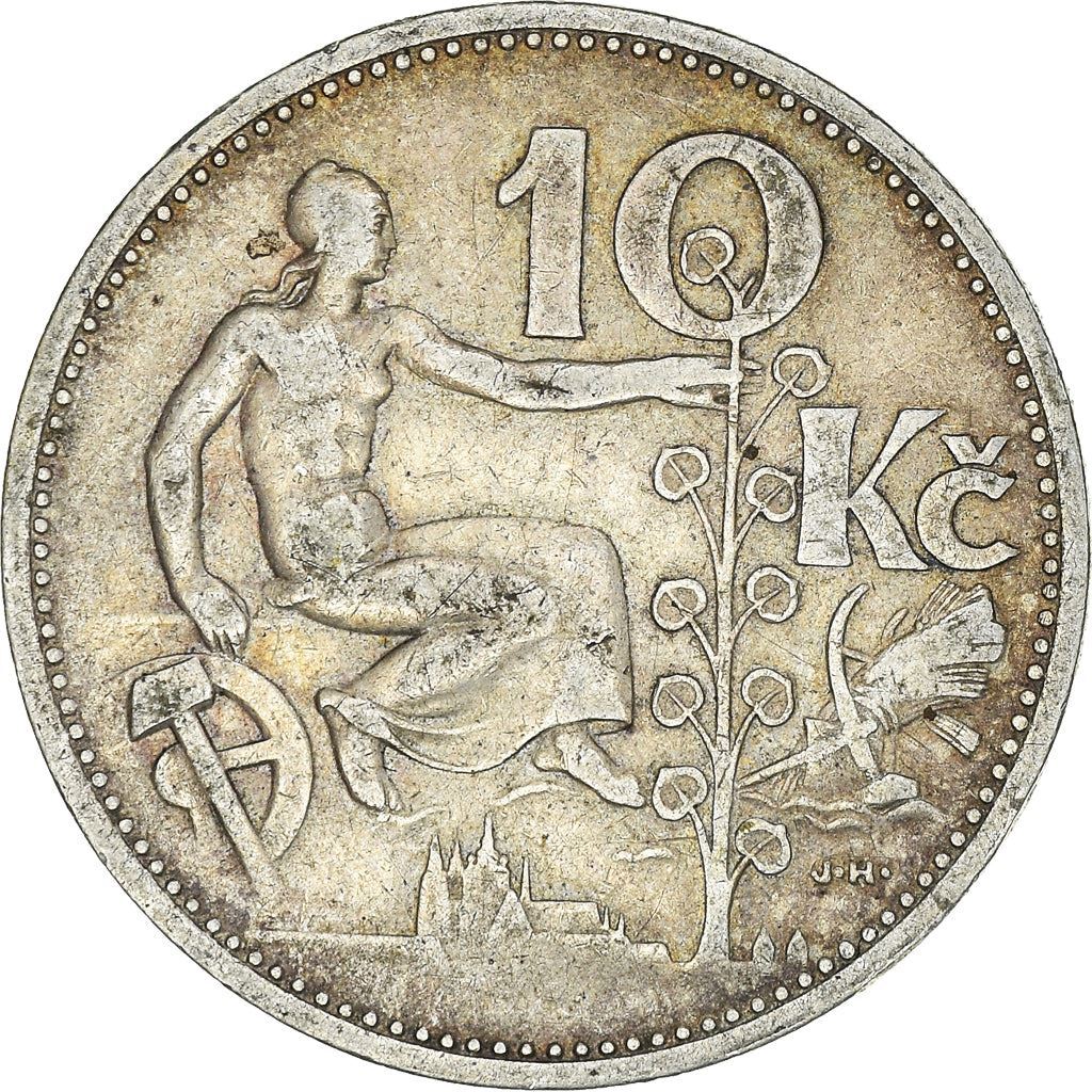Czechoslovakia | 10 Korun Coin | Lime Tree | KM15 | 1930 - 1933 | eBay