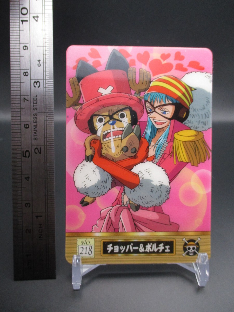 Chopper & Porche Foxy King of Pirates Gummy Card No.218 One Piece