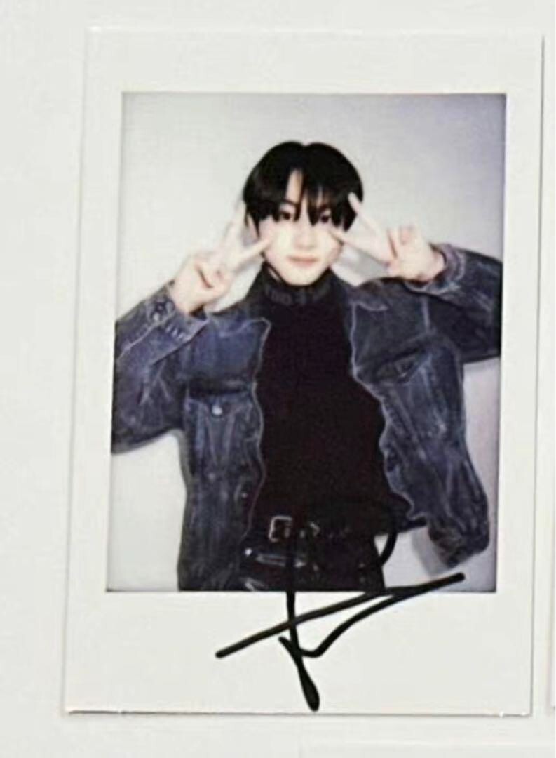 ENHYPEN JUNGWON signed (Print) Polaroid Photocard Cheki yizhiyu