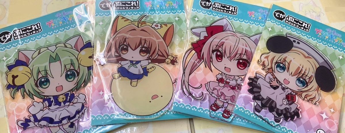 NEW Di Gi Charat Puchiko & Gema Big Acrylic Figure Stand Official