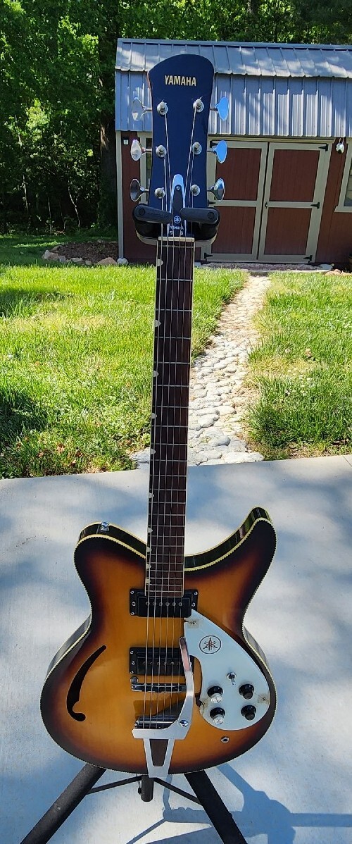 Yamaha SA15 Guitar Vintage Semi Hollow Electric Needs Some Work | eBay