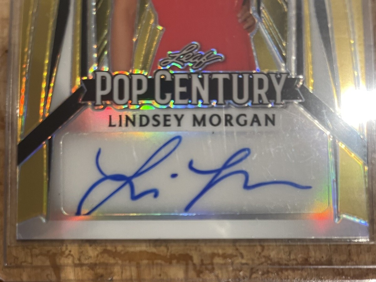 2023 Leaf Pop Century Lindsey Morgan Gold Auto 1/1 BA-LM2 | eBay