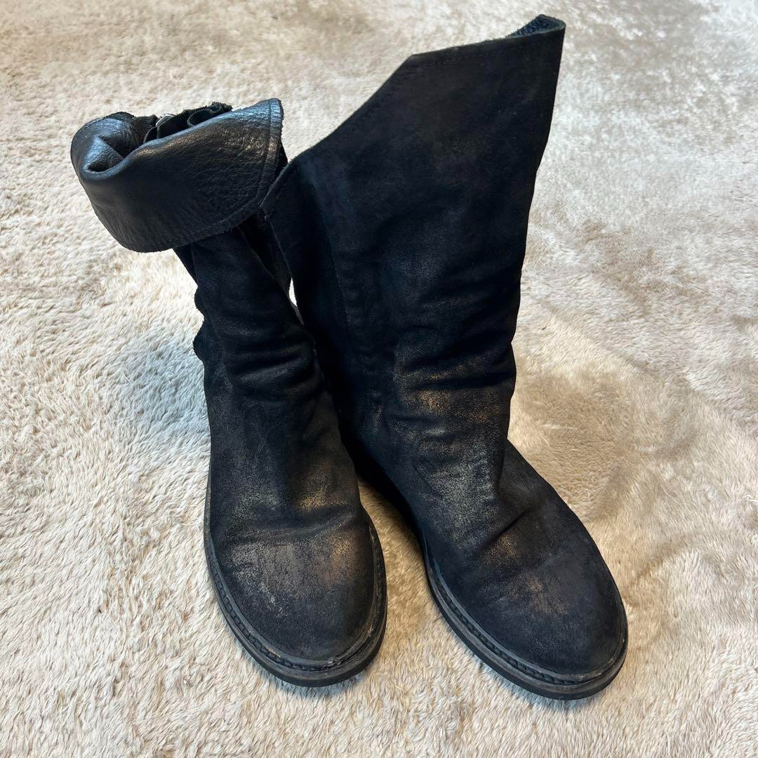 CINZIAARAIA Double Zip Boots Black Size 36 LGB Sharesprit KMRii