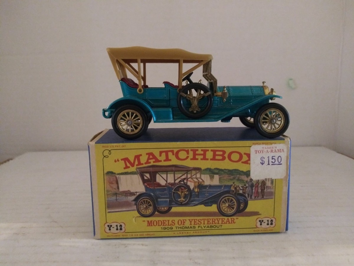 Lesney MATCHBOX Models Of YesterYear No Y12-2 1909 Thomas Flyabout