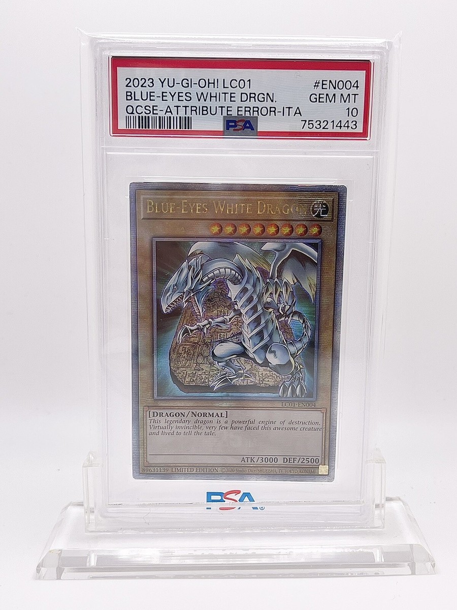 PSA 10 2023 YU-GI-Oh! Blue-Eyes Whites White Dragon QUARTER