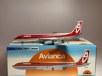 Inflight 1:200 Avianca Colombia Boeing 707-320 HK-1410 AV Tail