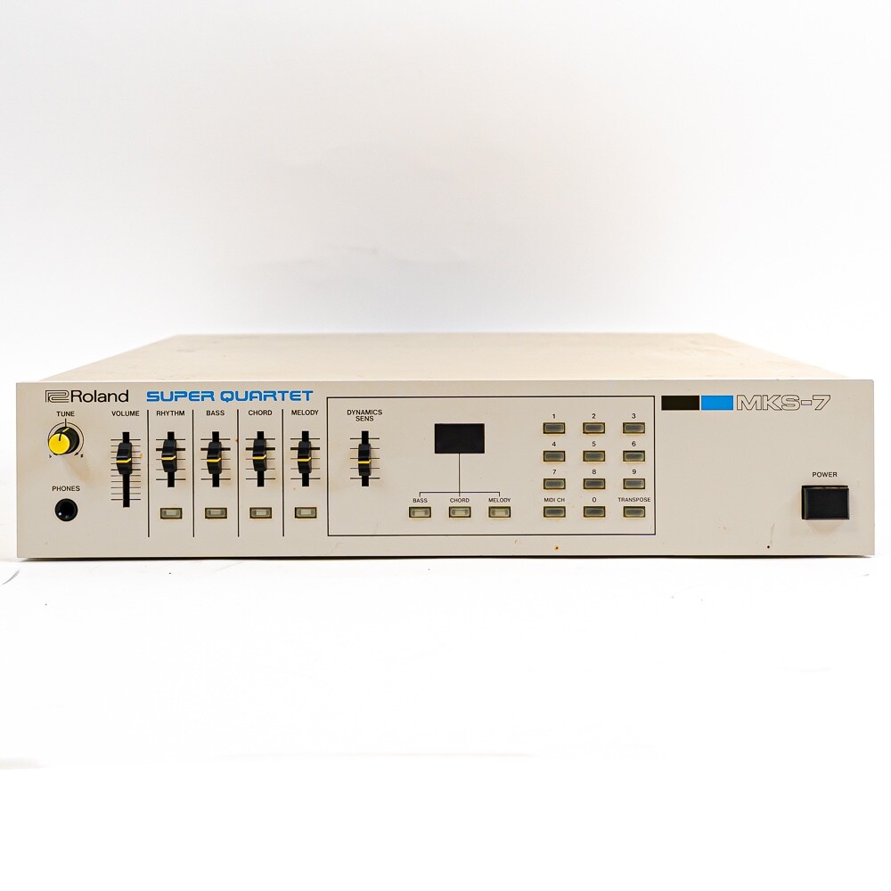 Roland MKS-7 Super Quartet Multi-Timbral Synth Module *Rare White